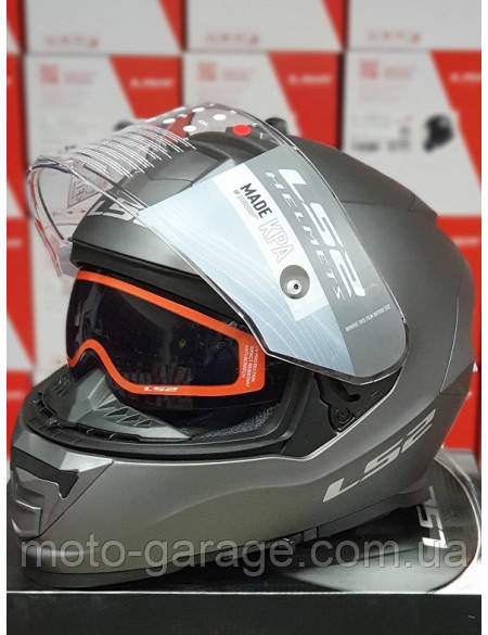 LS2 FF800 STORM SOLID MATT TITANIUM