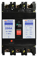Автоматичний вимикач силовий автомат корпусний УКРЕМ ВА-2004N/250 3р 250А АСКО A0010040070