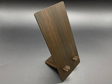 Тримач підставка дерев'яна для смартфона органайзер настільний для гаджетів на стіл 19.5х9см