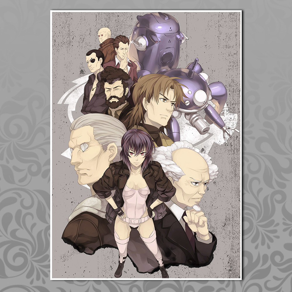 Плакат A4 Аніме Ghost In The Shell 002