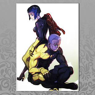 Плакат A4  Аніме Ghost In The Shell 003