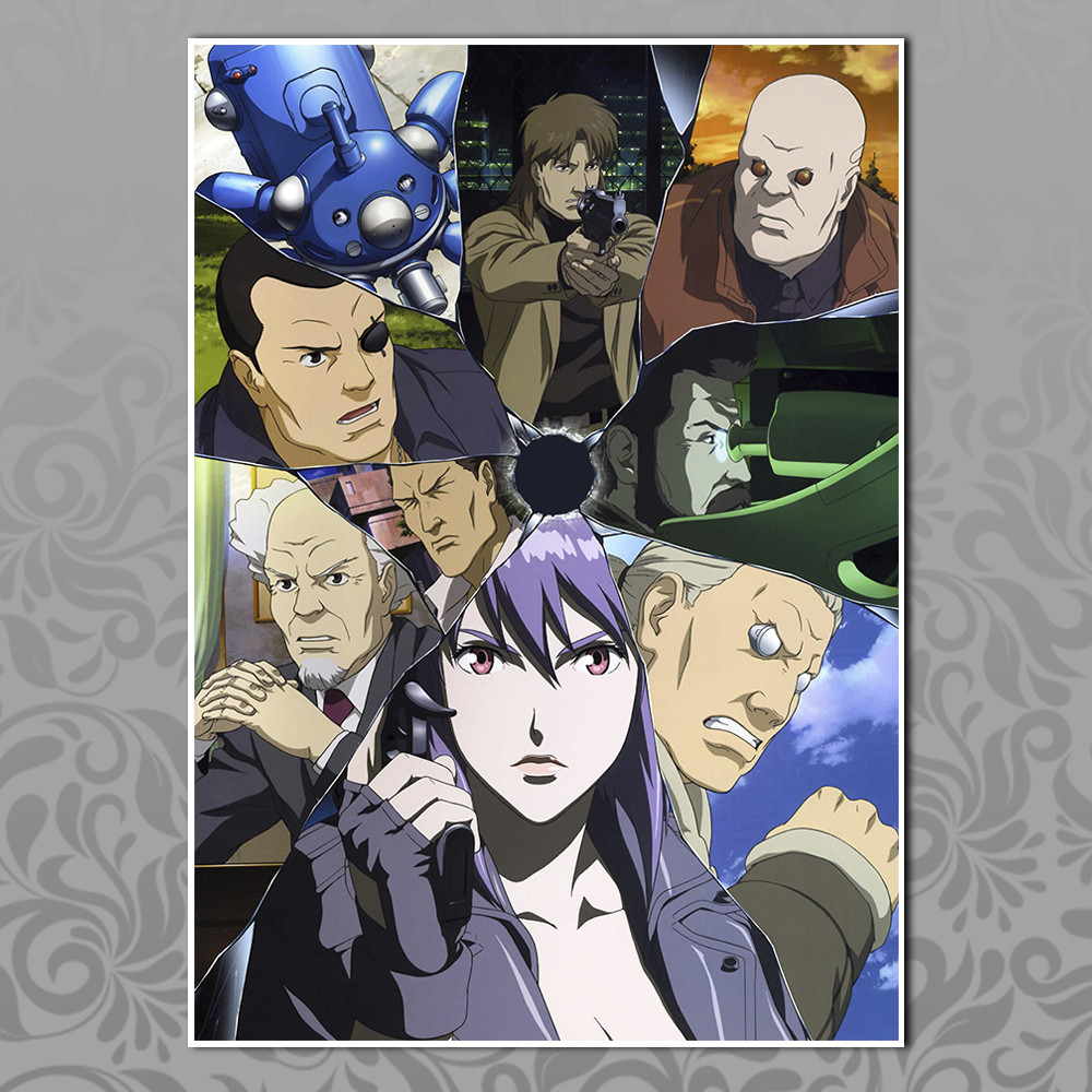 Плакат A3 Аніме Ghost In The Shell 004