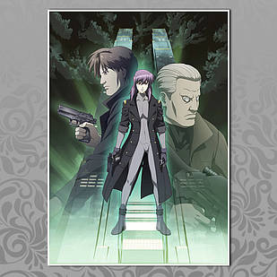 Плакат A4  Аніме Ghost In The Shell 007