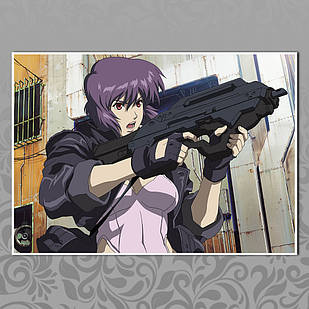 Плакат A4  Аніме Ghost In The Shell 008
