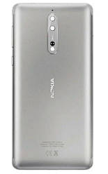 Задня панель корпусу (кришка акумулятора) для Nokia 8 Dual Sim (TA-1004), оригінал Сірий