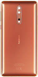 Задня панель корпусу (кришка акумулятора) для Nokia 8 Dual Sim (TA-1004), Бронзовий оригінал