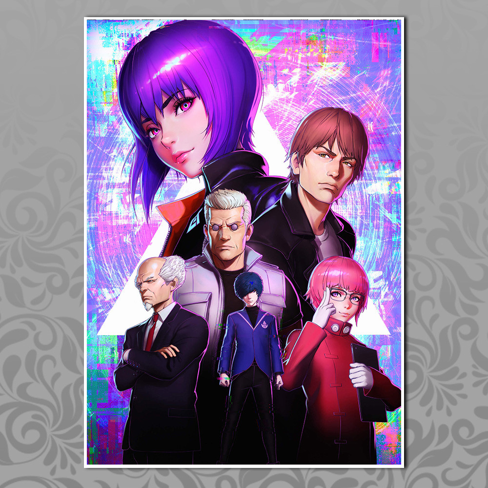 Плакат A3 Аніме Ghost In The Shell 009