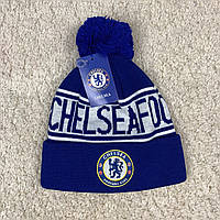 Футбольная шапка Челси синяя