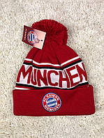 Футбольная шапка Бавария Мюнхен красно-белая