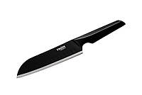 Нож Santoku VINZER Geometry Nero Line 17,8 см (89302)