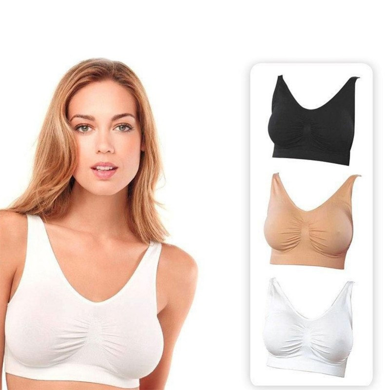 Комплект безшовних бюстгальтерів Air Bra 3 штуки L