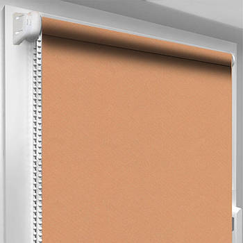 Рулонні штори Оазис блекаут срібло серебро Зеленый луч (ширина 40 см , висота 170 см)