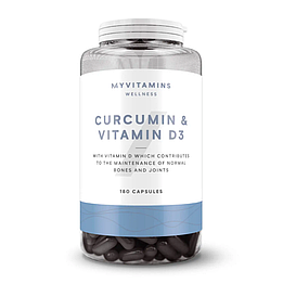 Curcumin & Vitamin D3 MyProtein 180 капсул