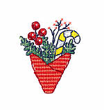 Набор для вышивки на водорастворимой канве Овен 1440 Новогодние мотивы-2, фото 2