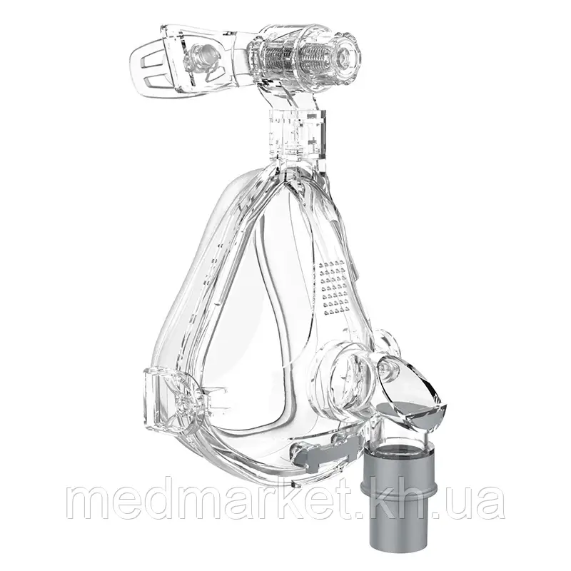 Маска вентильована для неінвазивної ІВЛ/CPAP з портом для кисню