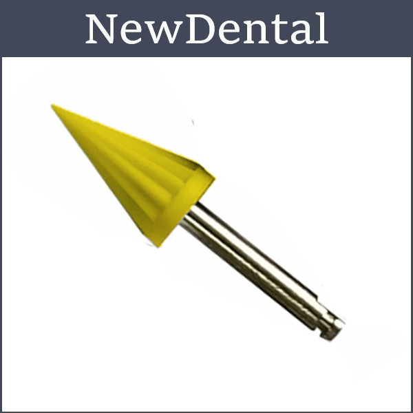 Резинки полірувальні (КОНУС) Жовті мякі, фото 1