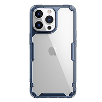 Защитный чехол Nillkin для iPhone 13 Pro Max (Nature TPU Pro Case) Blue Прозрачный Чехол