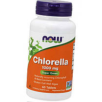 Хлорела NOW Chlorella 1000 мг 60 таб, фото 2