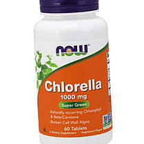 Хлорела NOW Chlorella 1000 мг 60 таб, фото 3