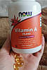 Вітамін А NOW Vitamin A 25,000 250 IU гел капс, фото 9