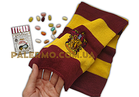 Набір подарунковий боби Гаррі Поттер 34г+ Шарф Harry Potter на вибір: Гриффіндор, Слізерін, Пуффендуй, Когтевран