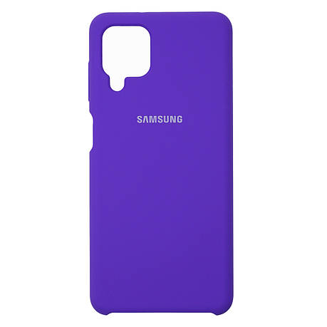Чохол Silicone Case Premium для Samsung A12 / A125 / M12 Violet 7, фото 1