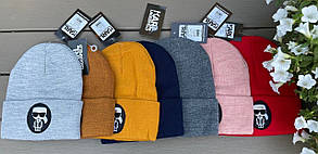 Стильна шапка karl lagerfeld логотип вишитий