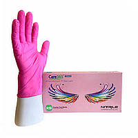 Рукавички нітрилові Рожеві Care 365 Premium, 100 шт, фото 1