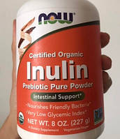 Інулін NOW Inulin Pure Powder 227 г