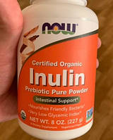 Инулин NOW Inulin Pure Powder 227 г