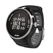 Спортивні розумні годинник EZON G1 для бігу через GPS; синхронізація з iOS або Android, водозахист 5АТМ