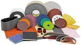 Наждачний папір, стрічки для кутових шліфмашин