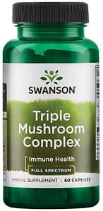 Грибний комплекс Swanson Triple Mushroom Complex 60 капс.