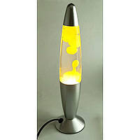 Нічник лава лампа Lava Lamp 34 см Жовтий