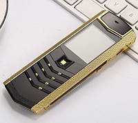 Кнопковий телефон H-Mobile V1 (Hope V1) black-gold. Vertu design