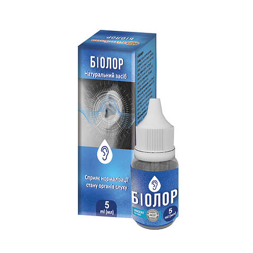 Купить Биолор капли ушные 5мл., цена 189 ₴ — Prom.ua (ID#1497731554)