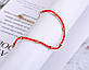 Браслет-оберіг "Червона нитка" з круглими шармами, фото 2