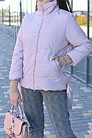 Куртка жіноча рожева демісезонна код П330 продаж