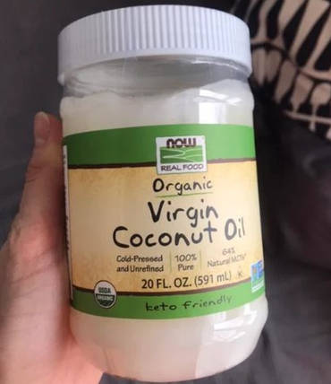 Органічне кокосове масло NOW Organic Virgin Coconut Oil 591 мл, фото 2