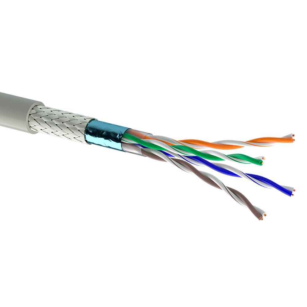 Кабель Одескабель КПВнг-HFЕО-ВП (200) 4 * 2 * 0,51 (SF/UTP-cat.5E LSFROH), CU, екран., для внутр. робіт, 305м.