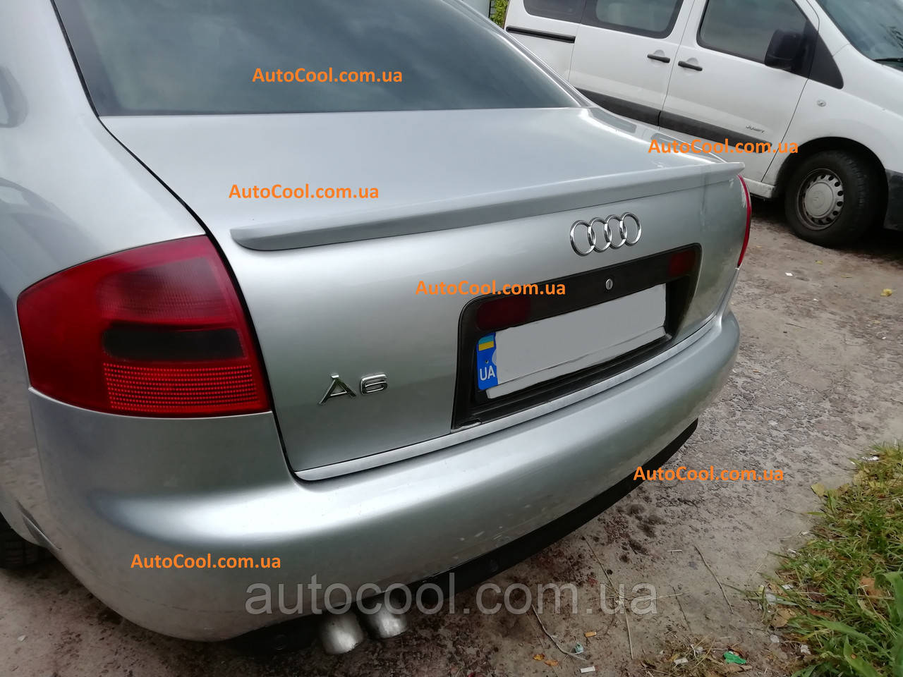 Лип спойлер багажника Audi A6 C5 седан 1997-2004 г., фото 1