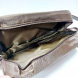 Чоловіча косметичка коричнева з кишенею, фото 5