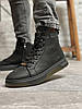 Зимові спортивні черевики, кросівки шкіряні на хутрі Philipp Plein, фото 2