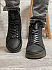 Зимові спортивні черевики, кросівки шкіряні на хутрі Philipp Plein, фото 7