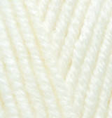 Нитки пряжа для вязания полушерсть SUPERLANA MAXI Суперлана Макси от ALIZE Ализе № 62 - молочний