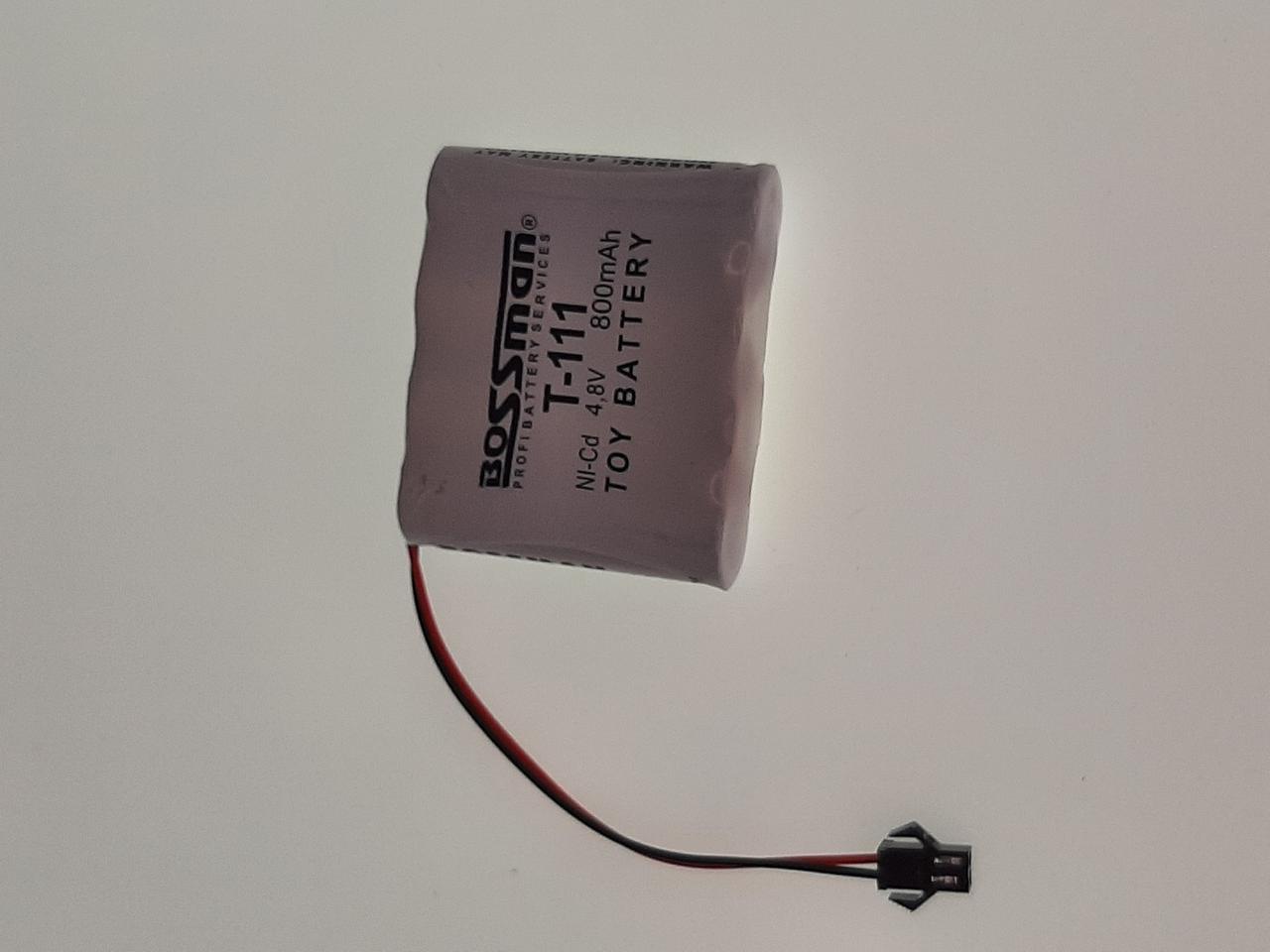 Аккумулятор для детских игрушек Ni-CD АА, 4.8V 800mAh Bossman-Profi T-111 - фото 2 - id-p1497811148