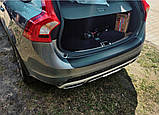 Пластикова накладка на задній бампер для Volvo V60 / V60 Cross Country 11.2010-6.2018, фото 3