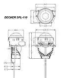 Лінза BI-LED Cyclone 3" 6000 K 55W, фото 5