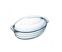 Гусятниця скляна Pyrex O Cuisine овальна 3 л. + 1 л., 33*20 см.