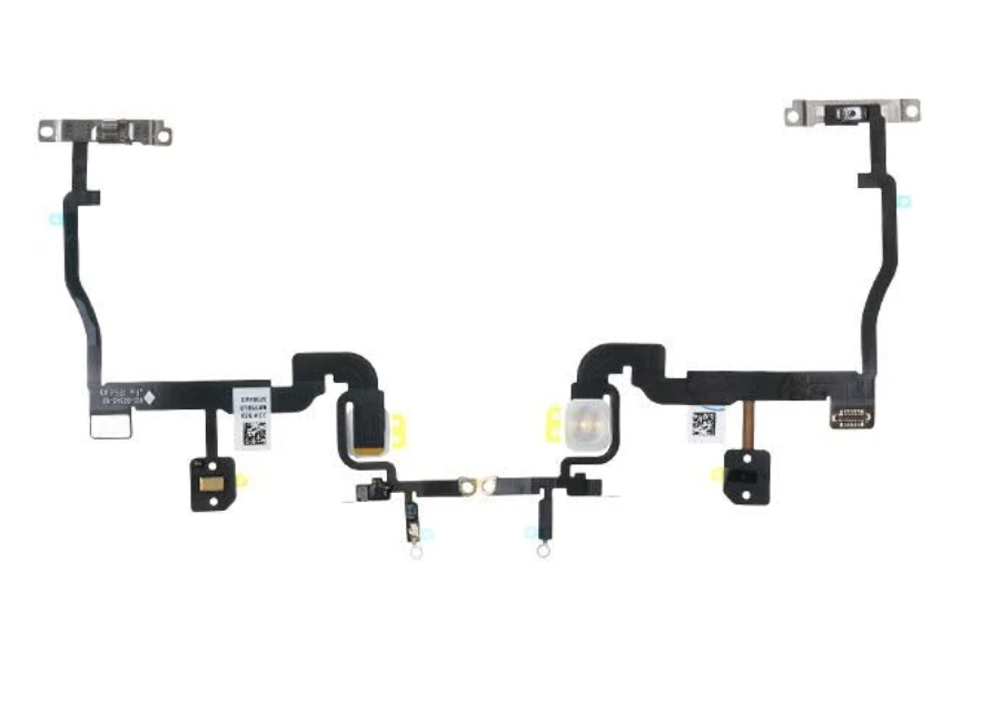 Шлейф для iPhone 11 Pro Max, з кнопкою включення, зі спалахом, з мікрофоном, оригінал (Китай), фото 1